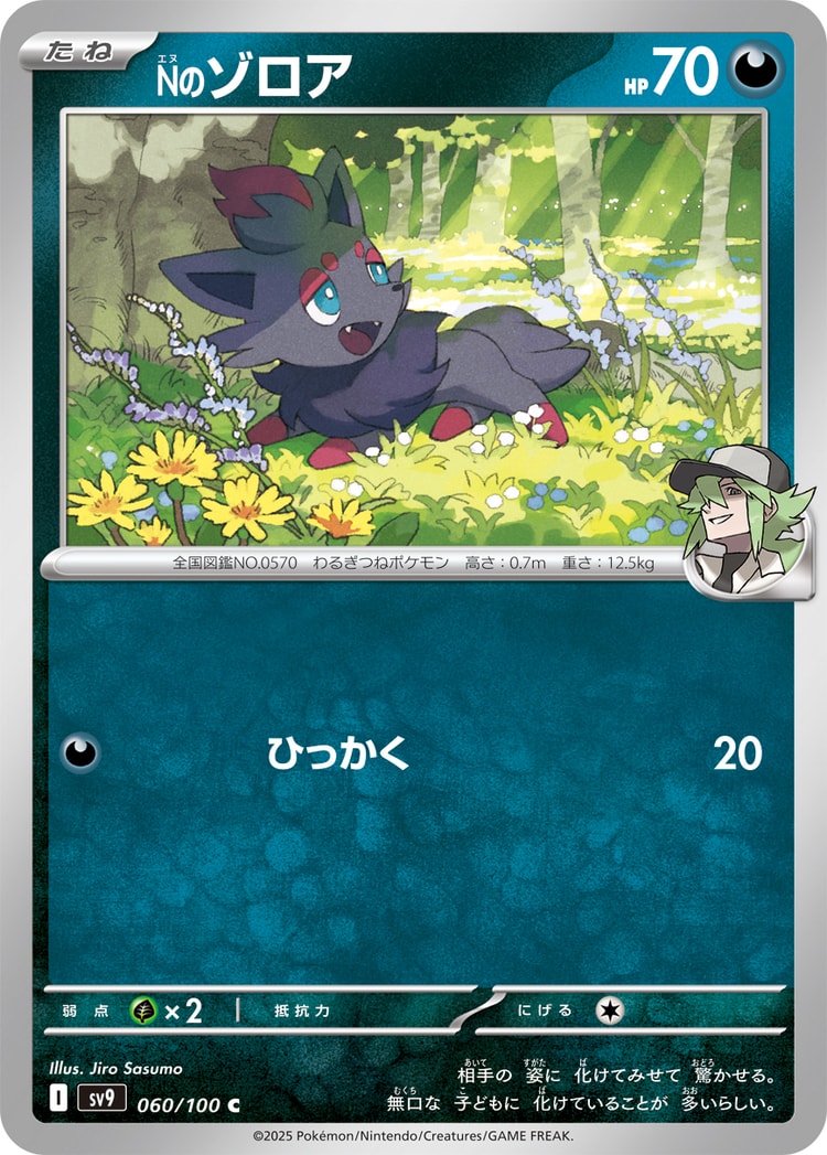 Battle Partners N's Zorua Common