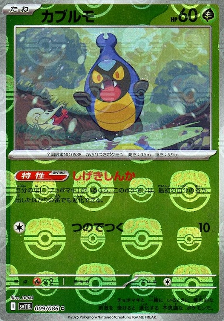 Black Bolt Karrablast Master Ball Mirror