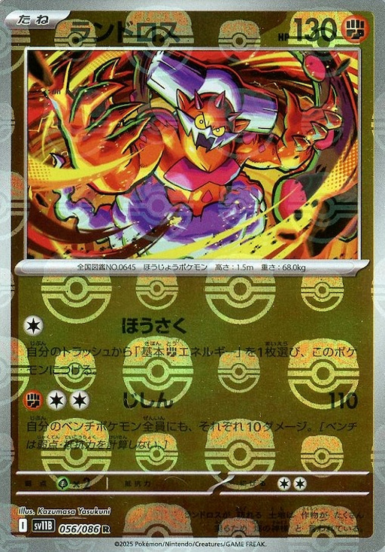 Black Bolt Landorus Master Ball Mirror