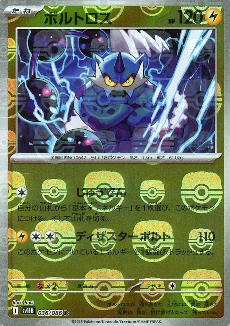 Black Bolt Thundurus Master Ball Mirror