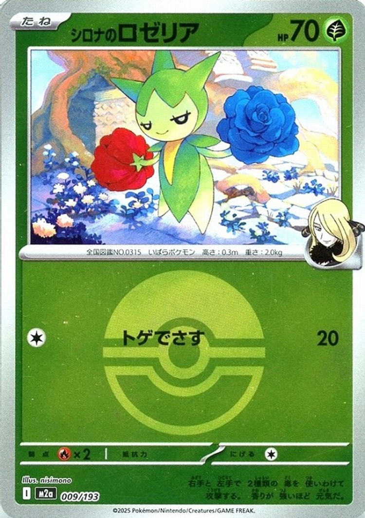 Mega Dream ex Cynthia's Roselia Ball Mirror