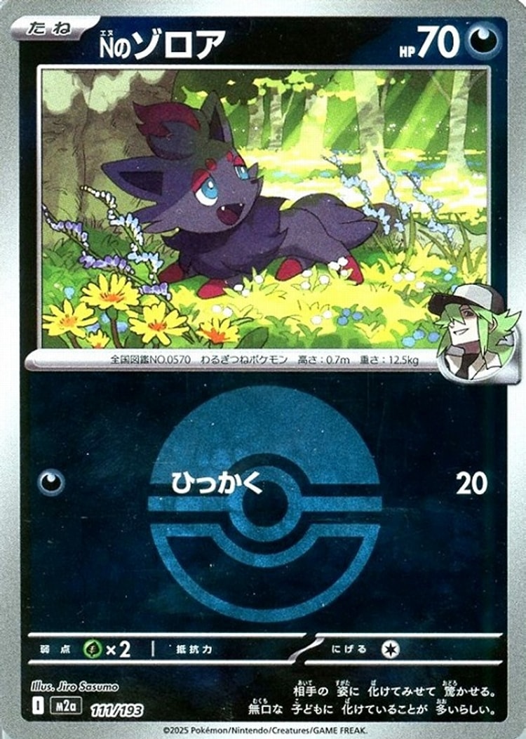 Mega Dream ex N's Zorua Ball Mirror