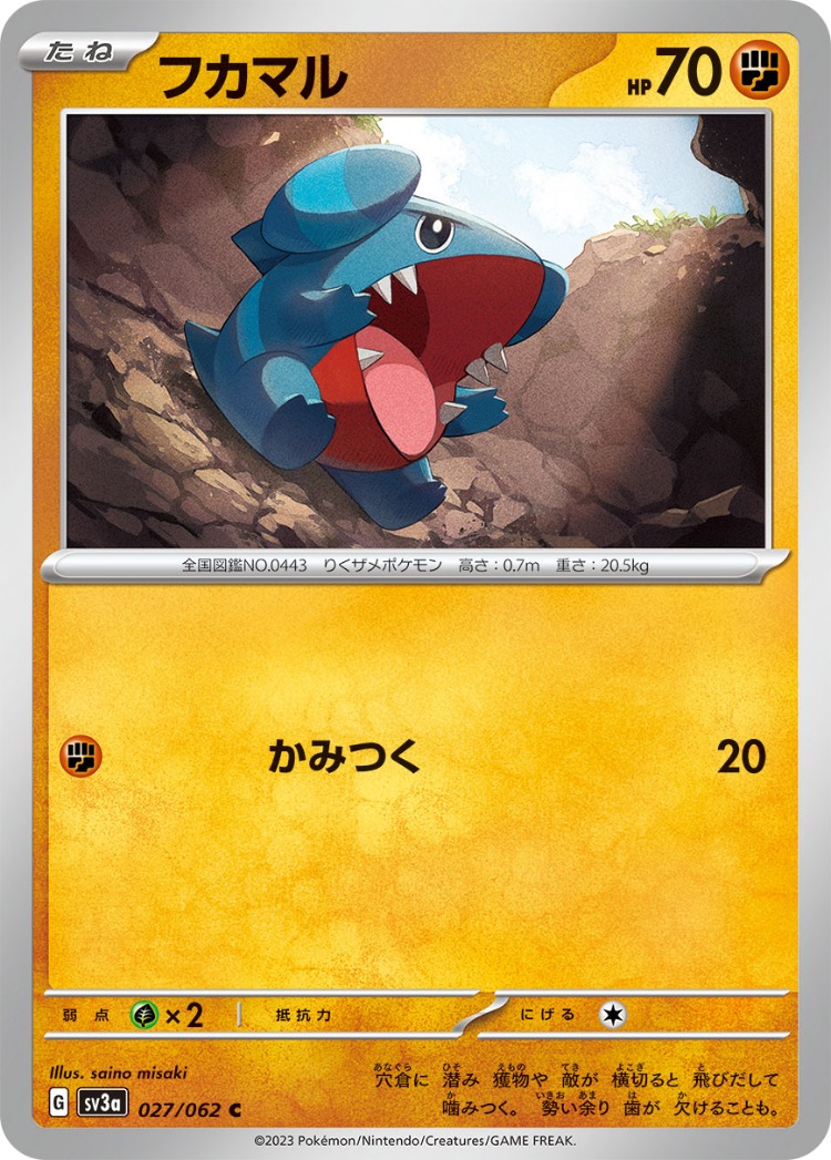 Raging Surf Gible Common